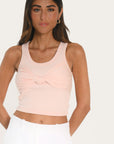 TOP - AINA - ROSE PALE TEE SHIRT KOOKAI Mode Kookai