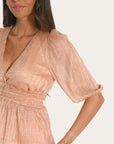 TOP - ALEXIANE - PECHE/GOLD TOP NEW KOOKAI Mode Kookai