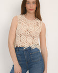 TOP - ANDREE - BEIGE TOP NEW KOOKAI Mode Kookai