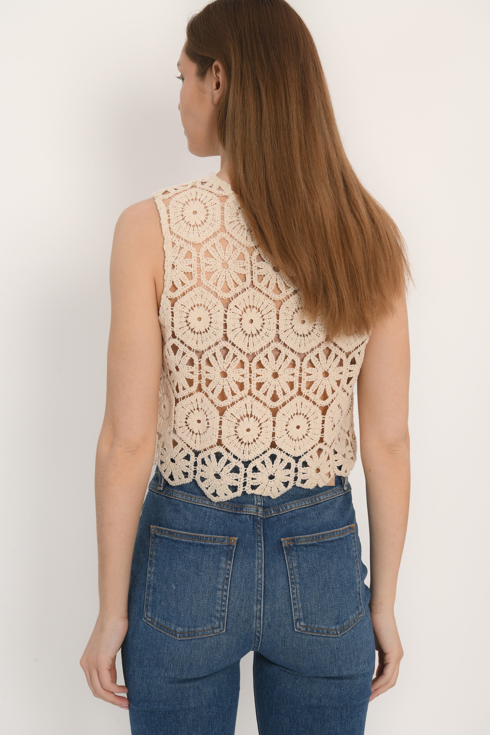 TOP - ANDREE - BEIGE TOP NEW KOOKAI Mode Kookai