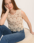 TOP - ANDREE - BEIGE TOP NEW KOOKAI Mode Kookai