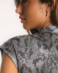 TOP - AQUA - PURPLE TOP NEW KOOKAI Mode Kookai
