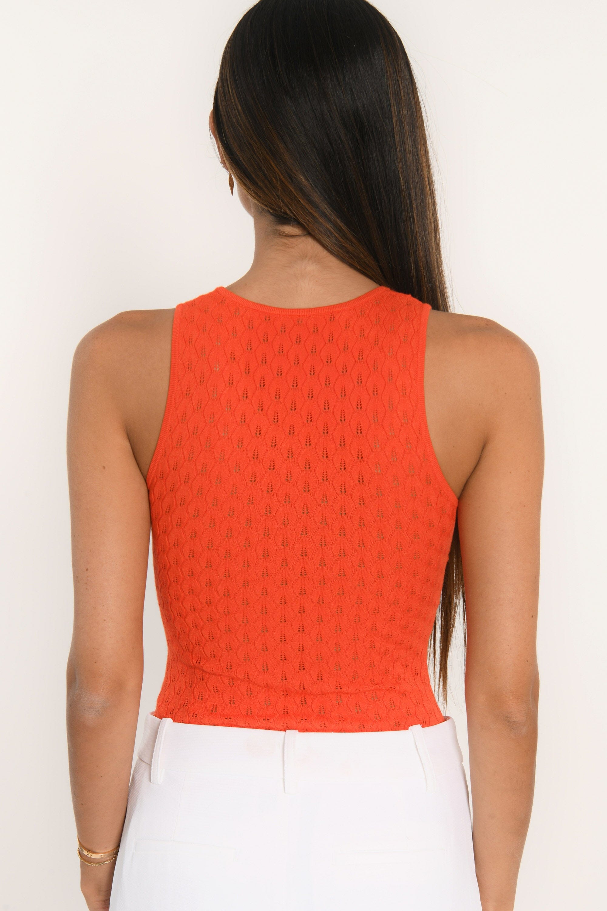 TOP - ASHLEY - ORANGE PULL KOOKAI Mode Kookai