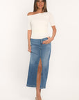 TOP ASYMÉTRIQUE - ANILA - ÉCRU TEE SHIRT NEW KOOKAI Mode Kookai