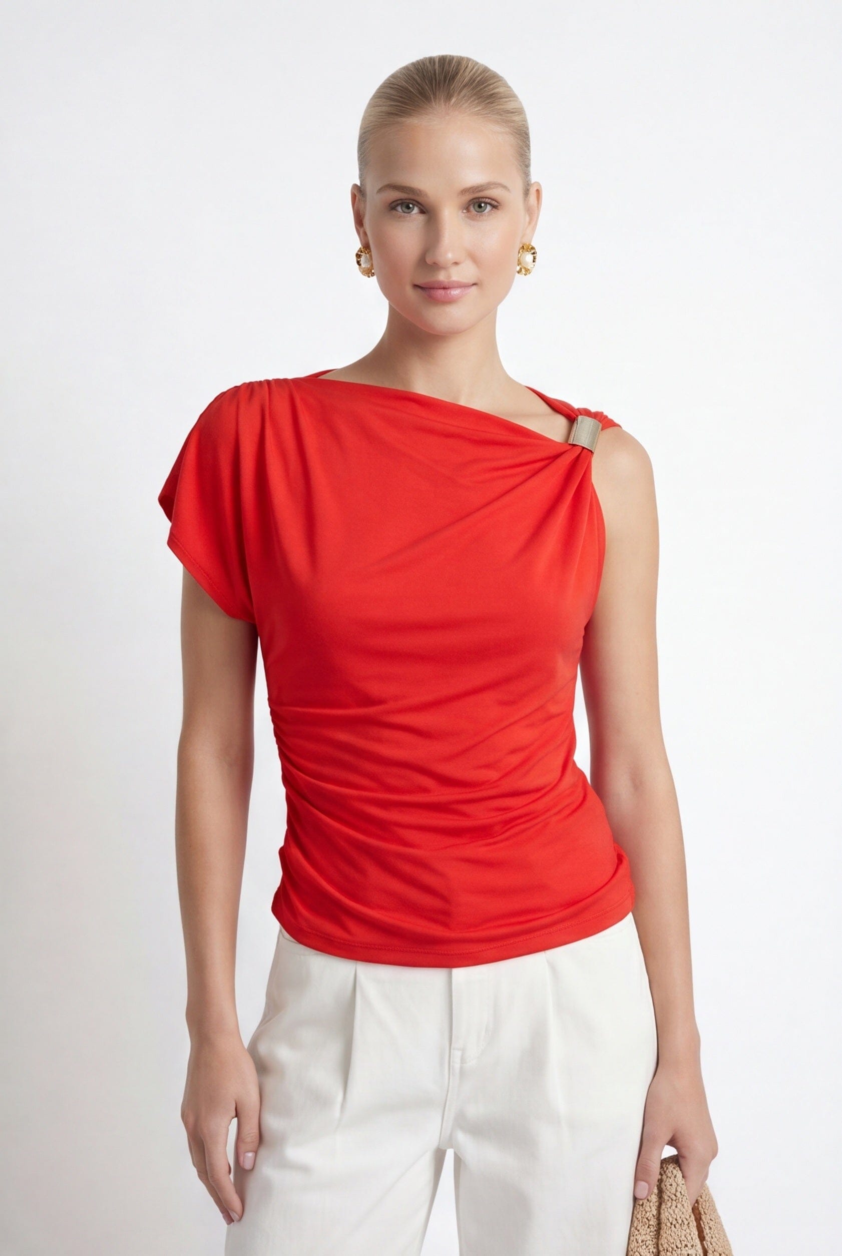 TOP ASYMETRIQUE - CRYSTA - CHILI TEE SHIRT NEW KOOKAI Mode Kookai
