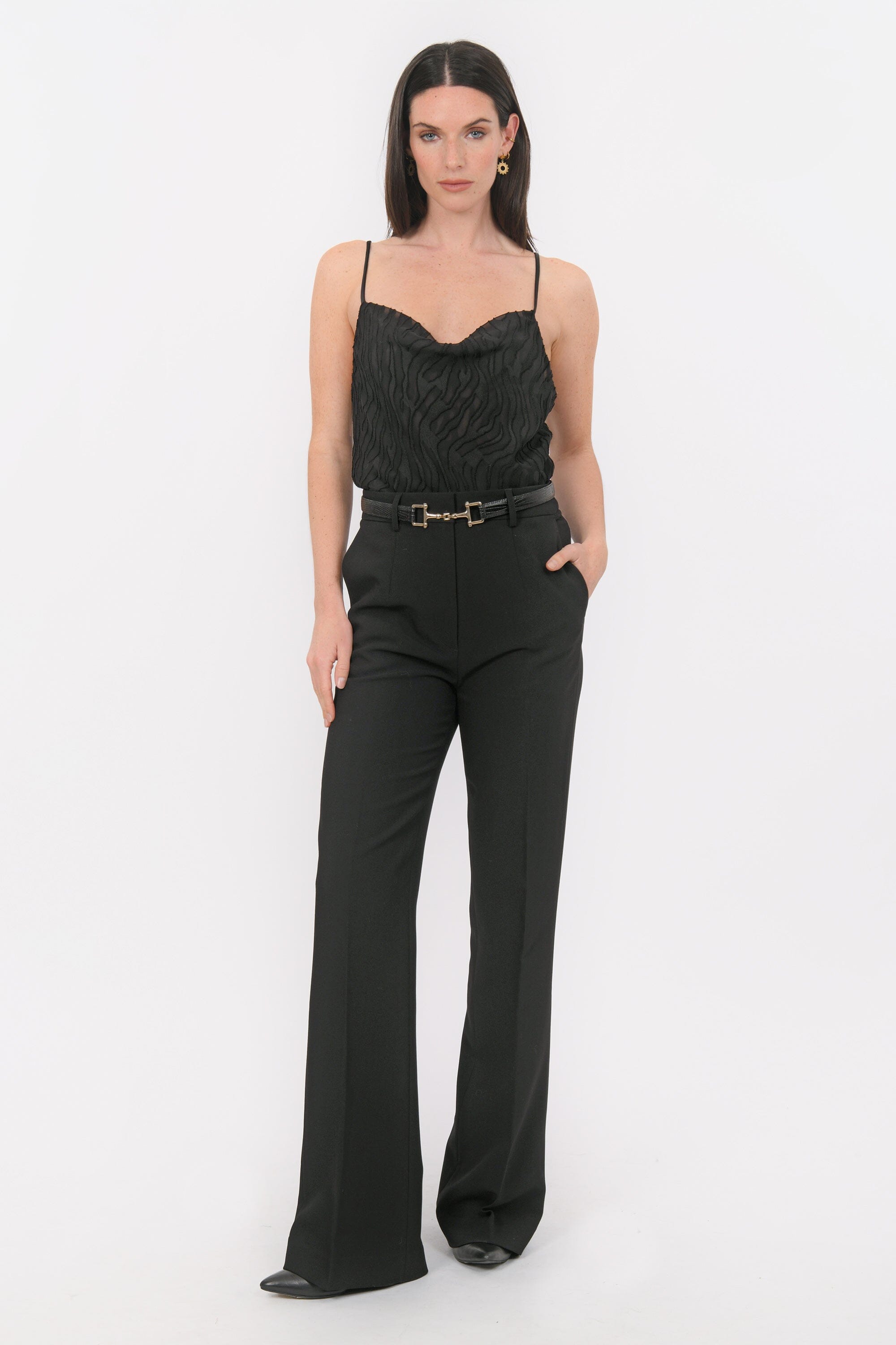 TOP BENITIER - BENNY - NOIR TOP NEW KOOKAI Mode Kookai