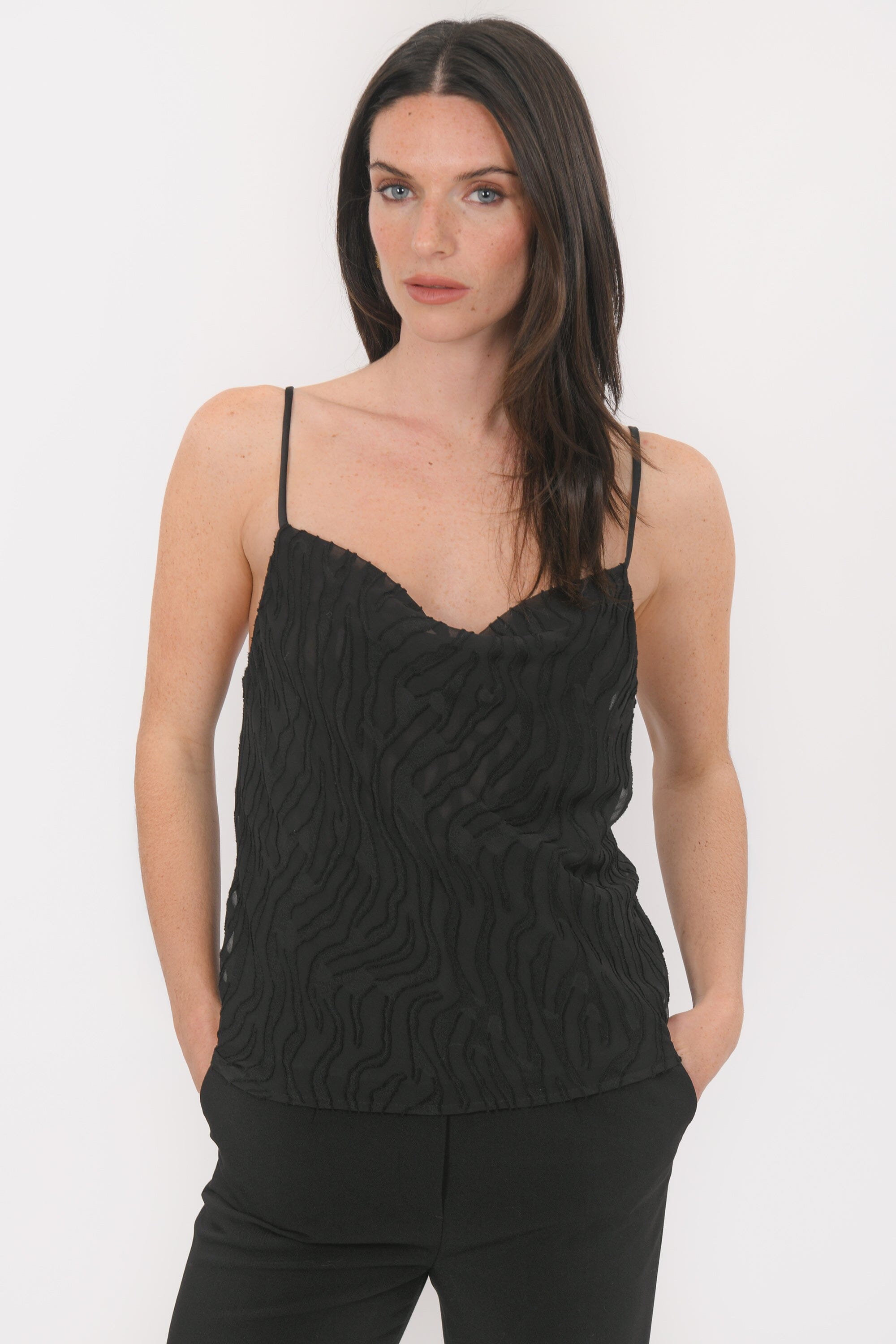 TOP BENITIER - BENNY - NOIR TOP NEW KOOKAI Mode Kookai