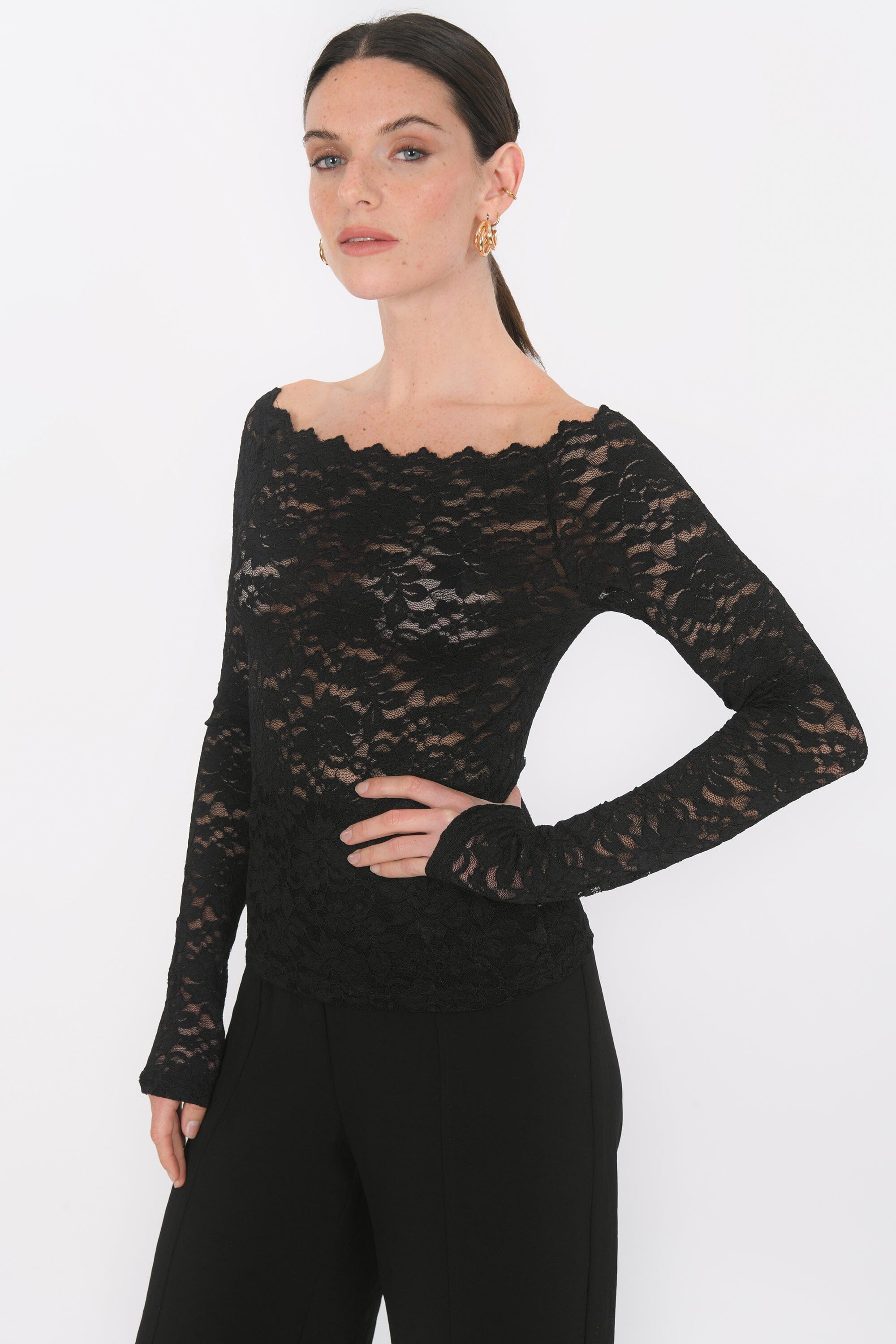 TOP - BISHOP - NOIR TOP NEW KOOKAI Mode Kookai