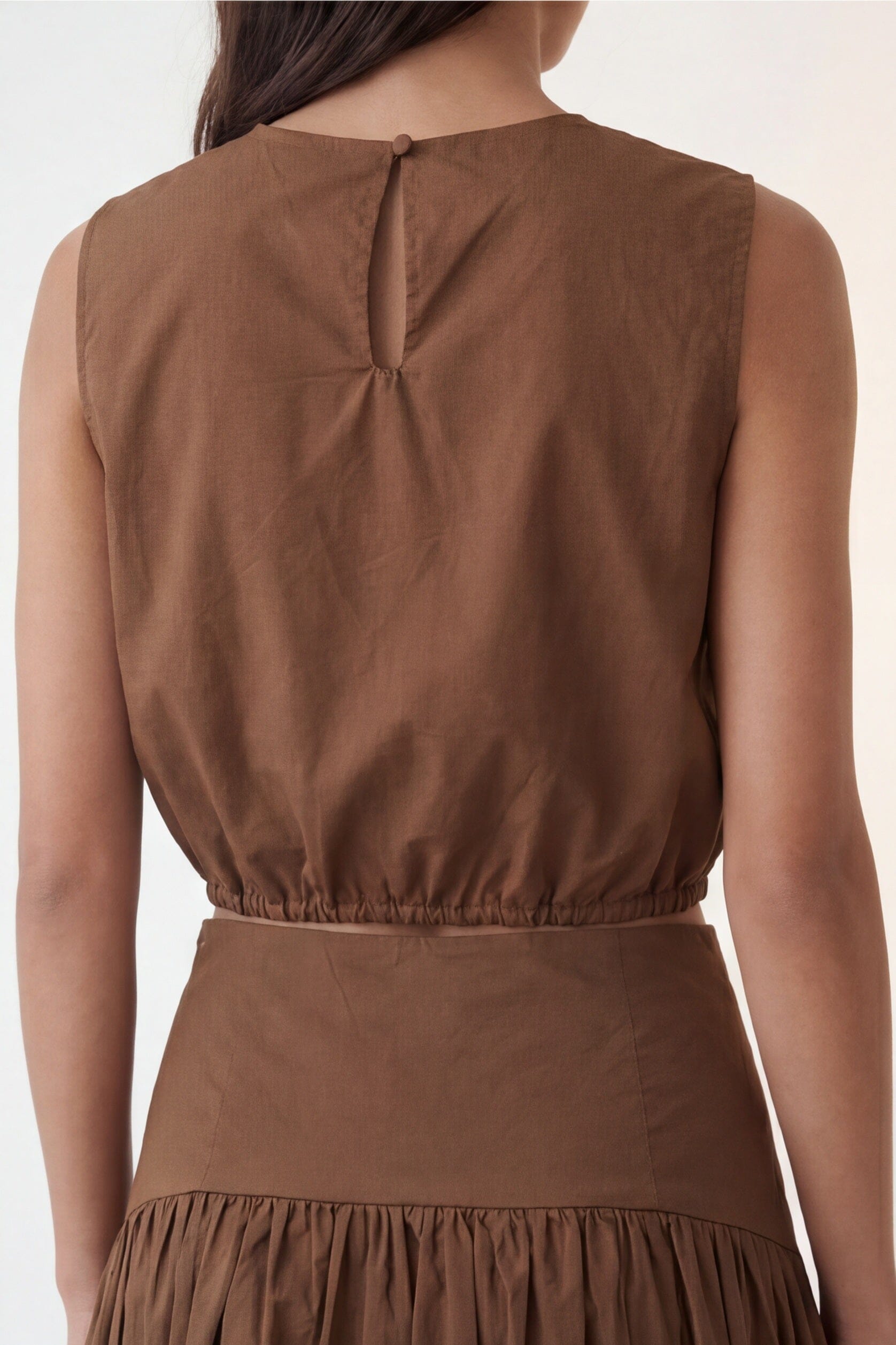 TOP BOITE - CELIA - CHOCOLAT TOP NEW KOOKAI Mode Kookai