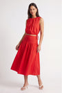 TOP BOITE - CELIA - ROUGE TOP NEW KOOKAI Mode Kookai