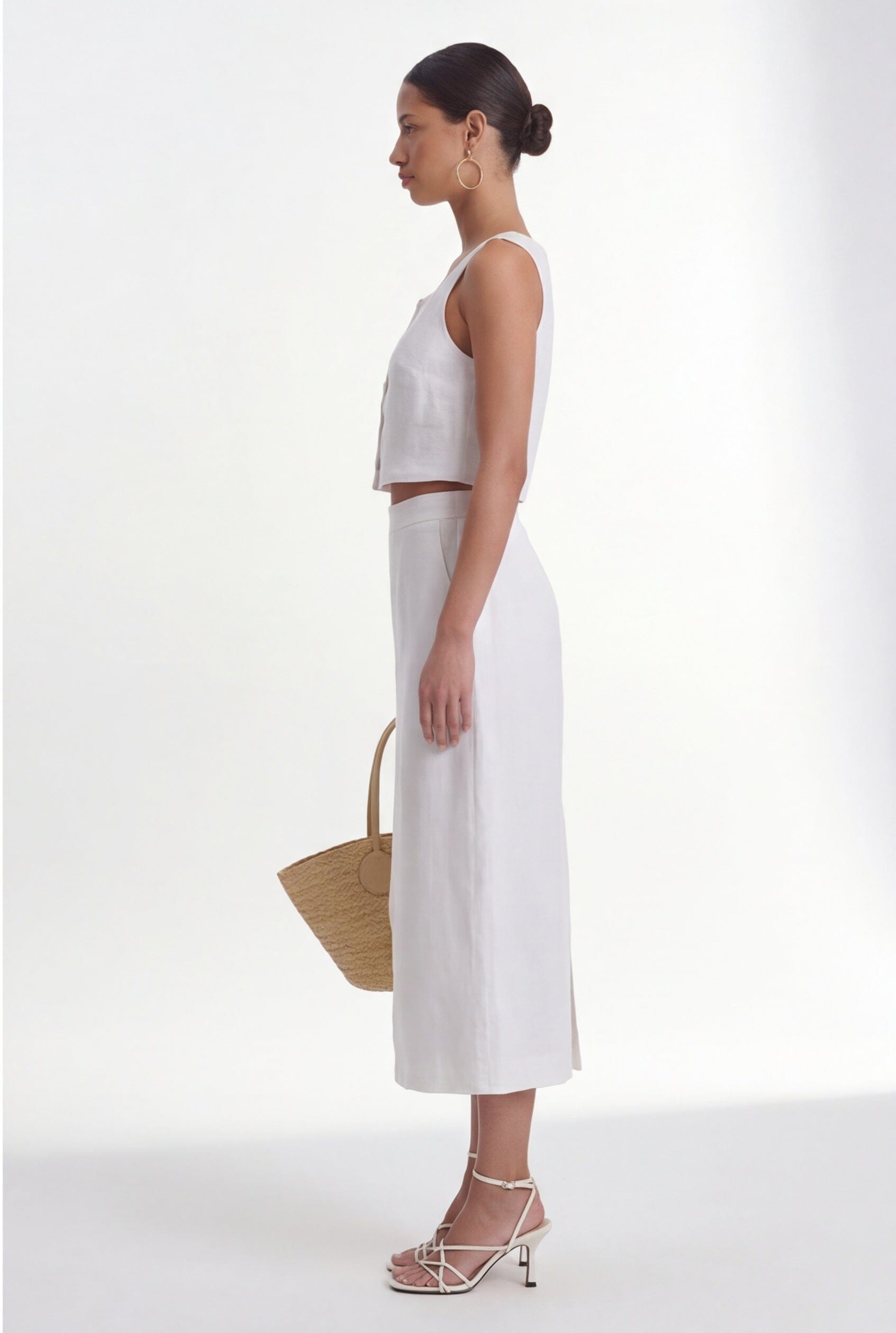 TOP BOITE - CHELSEA - BLANC TOP NEW KOOKAI Mode Kookai