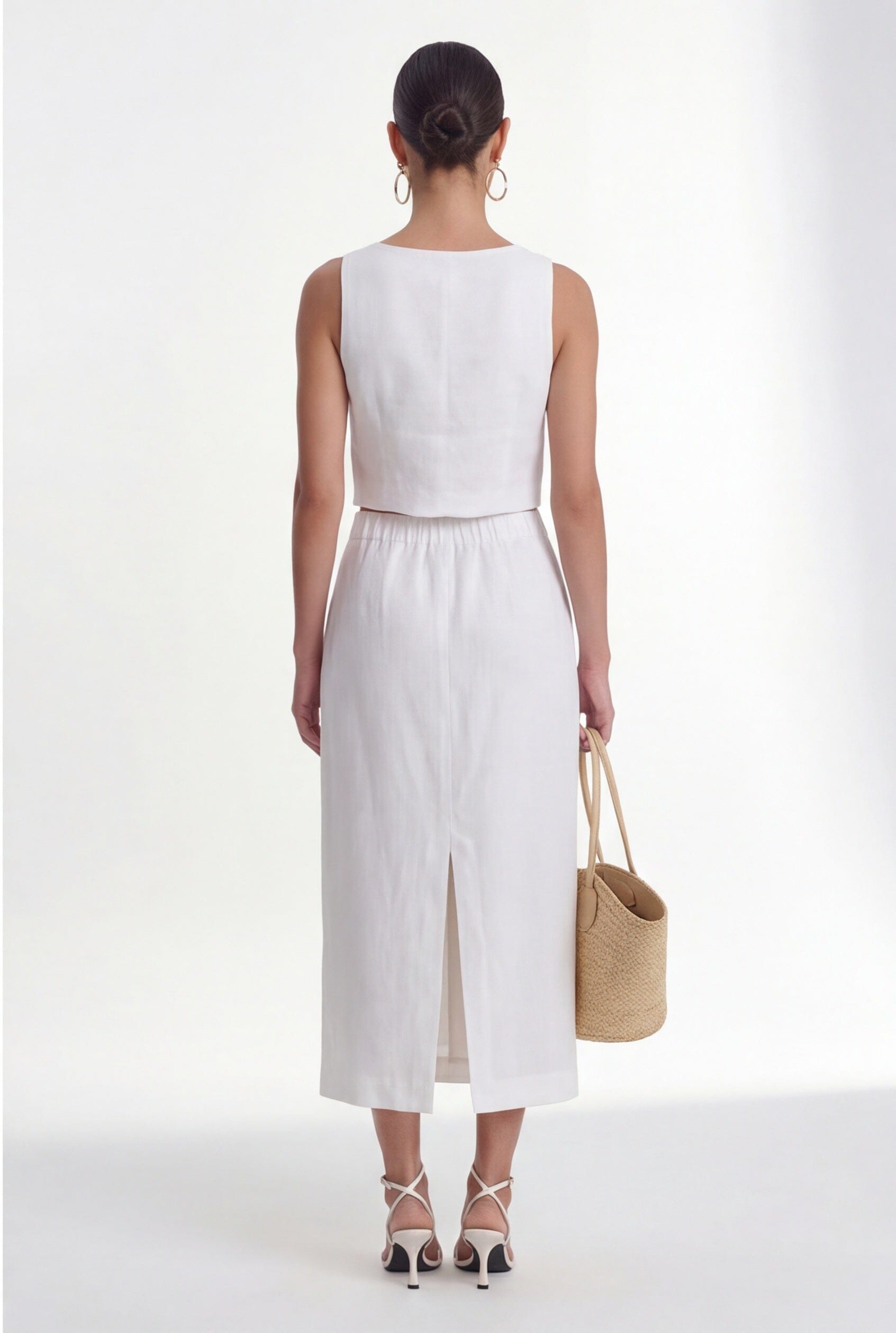 TOP BOITE - CHELSEA - BLANC TOP NEW KOOKAI Mode Kookai