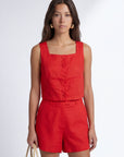 TOP BOITE - CHELSEA - GRENAT TOP NEW KOOKAI Mode Kookai