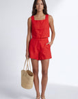 TOP BOITE - CHELSEA - GRENAT TOP NEW KOOKAI Mode Kookai