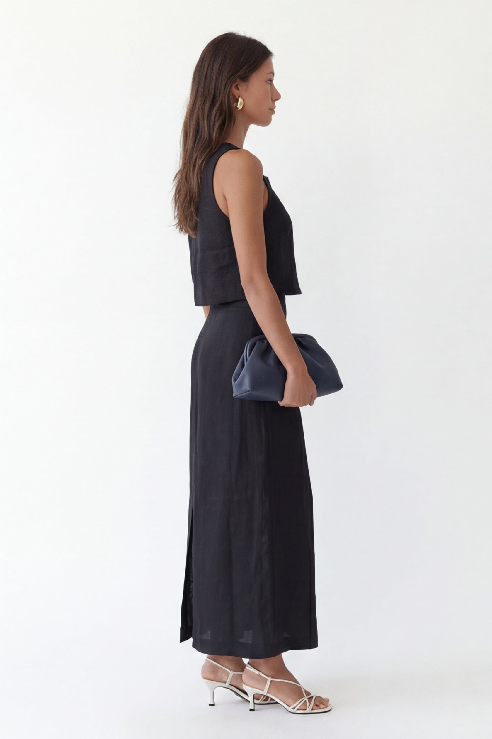 TOP BOITE - CHELSEA - NOIR TOP NEW KOOKAI Mode Kookai