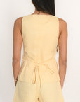 TOP BOUTONNE - ALICE - JAUNE TOP NEW KOOKAI Mode Kookai