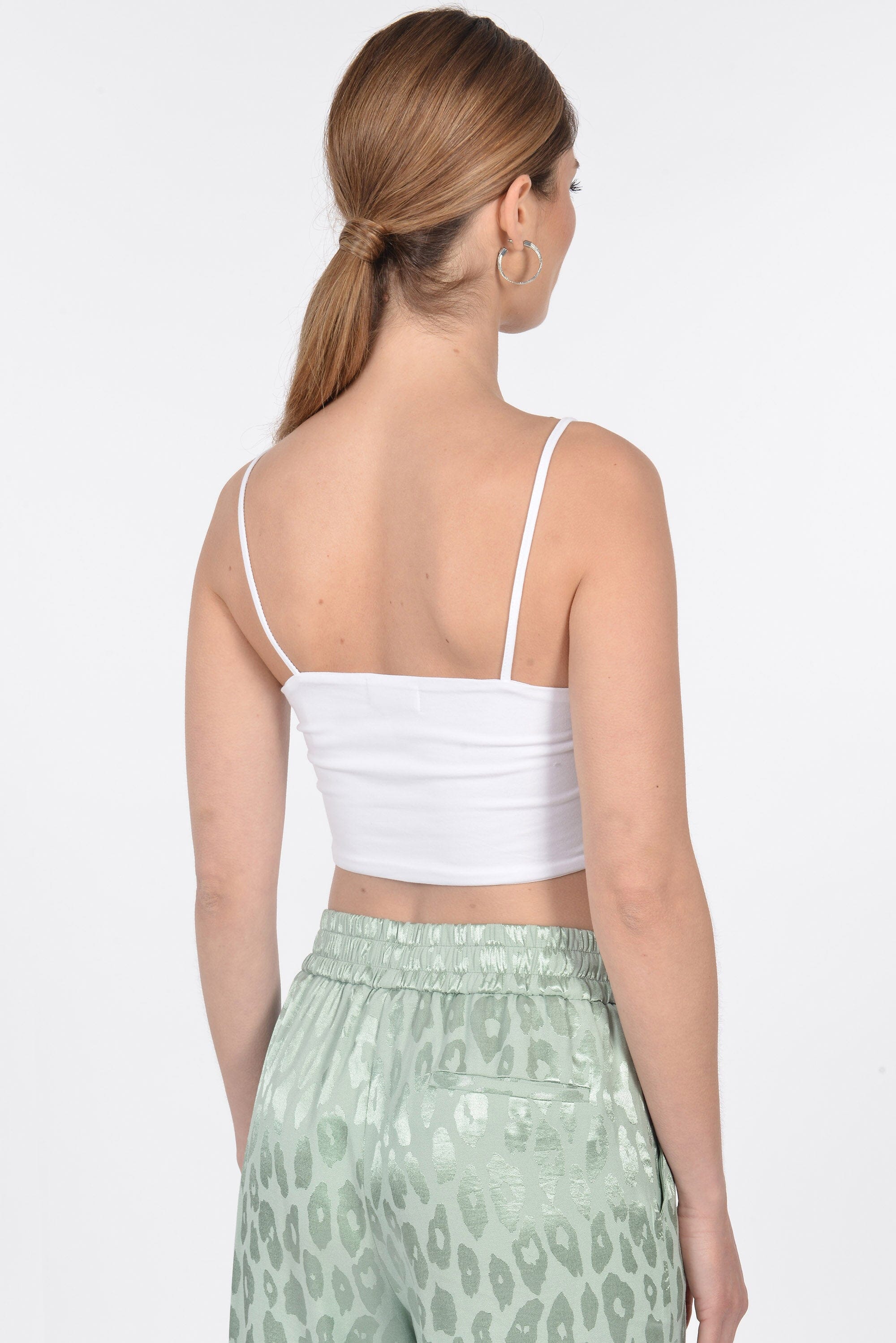 TOP BRETELLES JULIA BLANC TEE SHIRT KOOKAI Mode Kookai