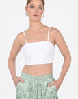 TOP BRETELLES JULIA BLANC TEE SHIRT KOOKAI Mode Kookai