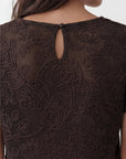 TOP BRODE - CORDIS - CHOCOLAT TEE SHIRT NEW KOOKAI Mode Kookai