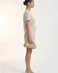 TOP BRODE - CORDIS - ECRU TEE SHIRT NEW KOOKAI Mode Kookai