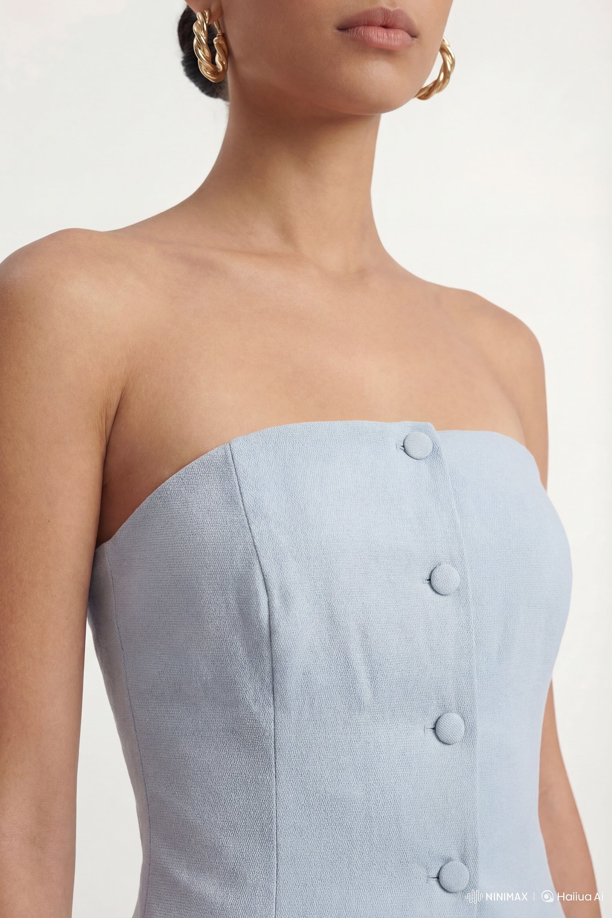 TOP BUSTIER - CLEO - AZUR TOP NEW KOOKAI Mode Kookai