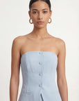 TOP BUSTIER - CLEO - AZUR TOP NEW KOOKAI Mode Kookai