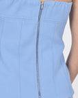TOP BUSTIER KOBE HYDRANGEA BLUE CHEMISIER KOOKAI Mode Kookai