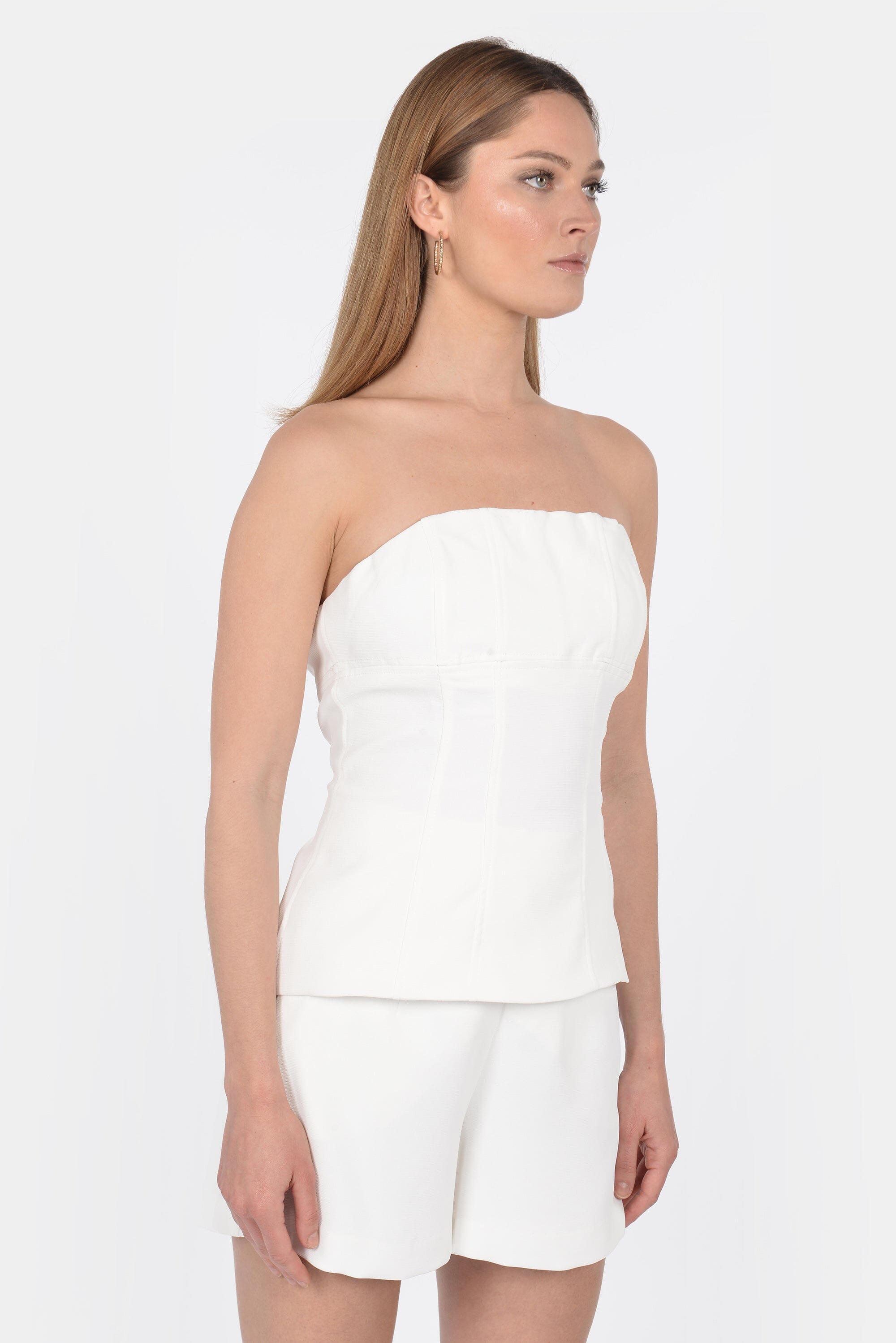 TOP BUSTIER KOBE NATURAL WHITE CHEMISIER KOOKAI Mode Kookai