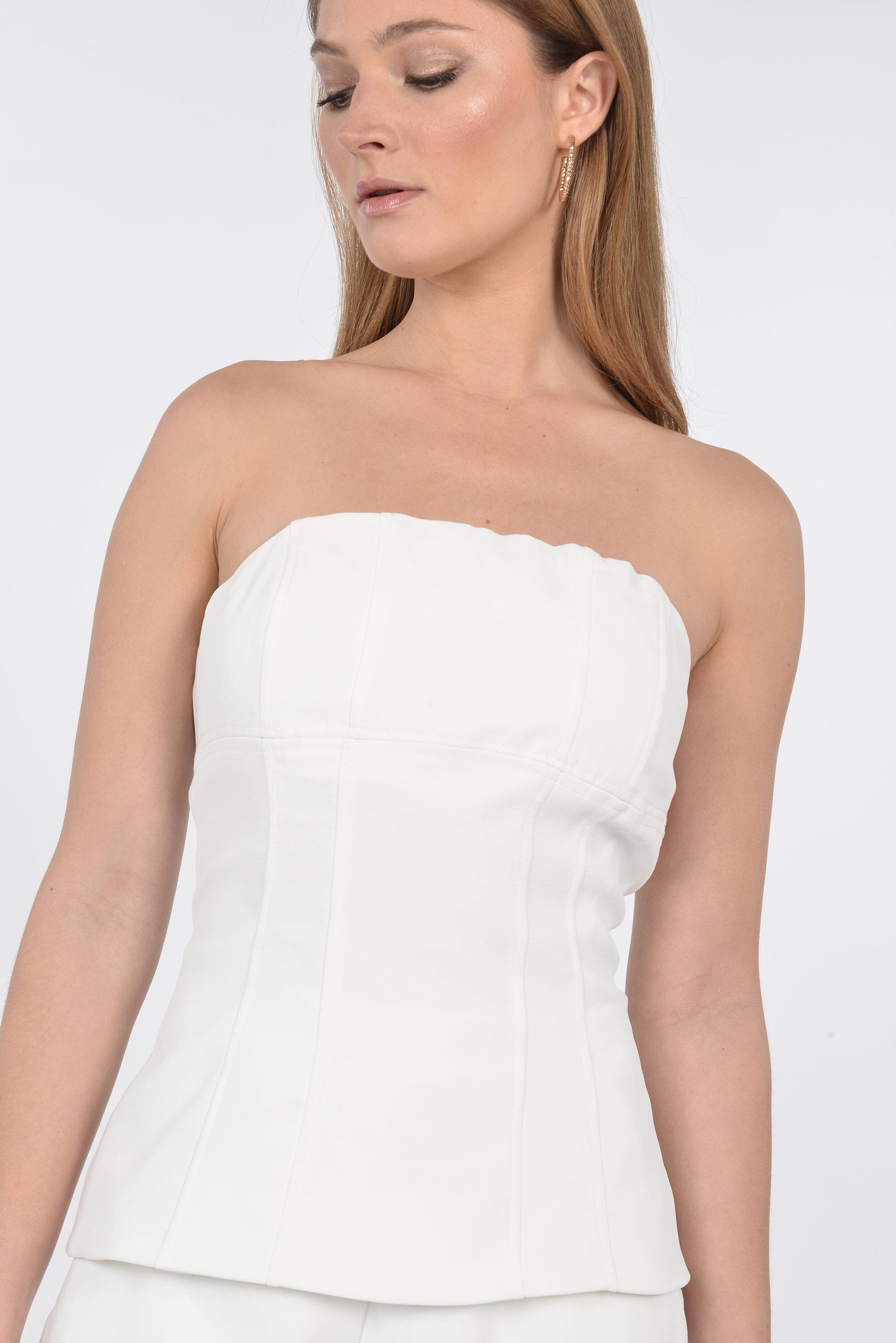 TOP BUSTIER KOBE NATURAL WHITE CHEMISIER KOOKAI Mode Kookai