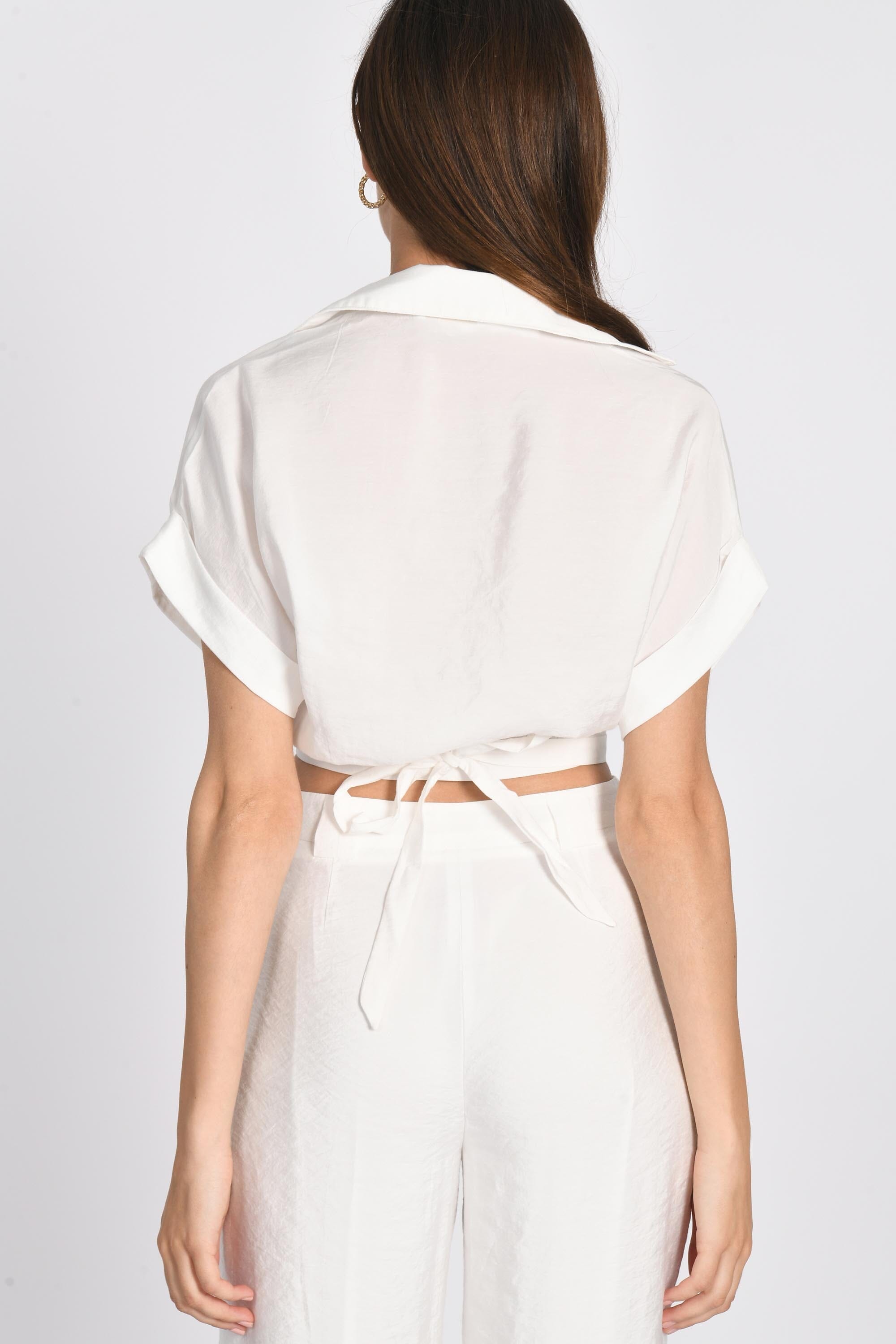 TOP CACHE-CŒUR LILOU OFF WHITE TOP KOOKAI Mode Kookai