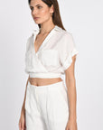 TOP CACHE-CŒUR LILOU OFF WHITE TOP KOOKAI Mode Kookai