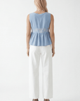 TOP - CASTILLE - BLEU TOP NEW KOOKAI Mode Kookai