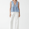 TOP - CASTILLE - BLEU TOP NEW KOOKAI Mode Kookai