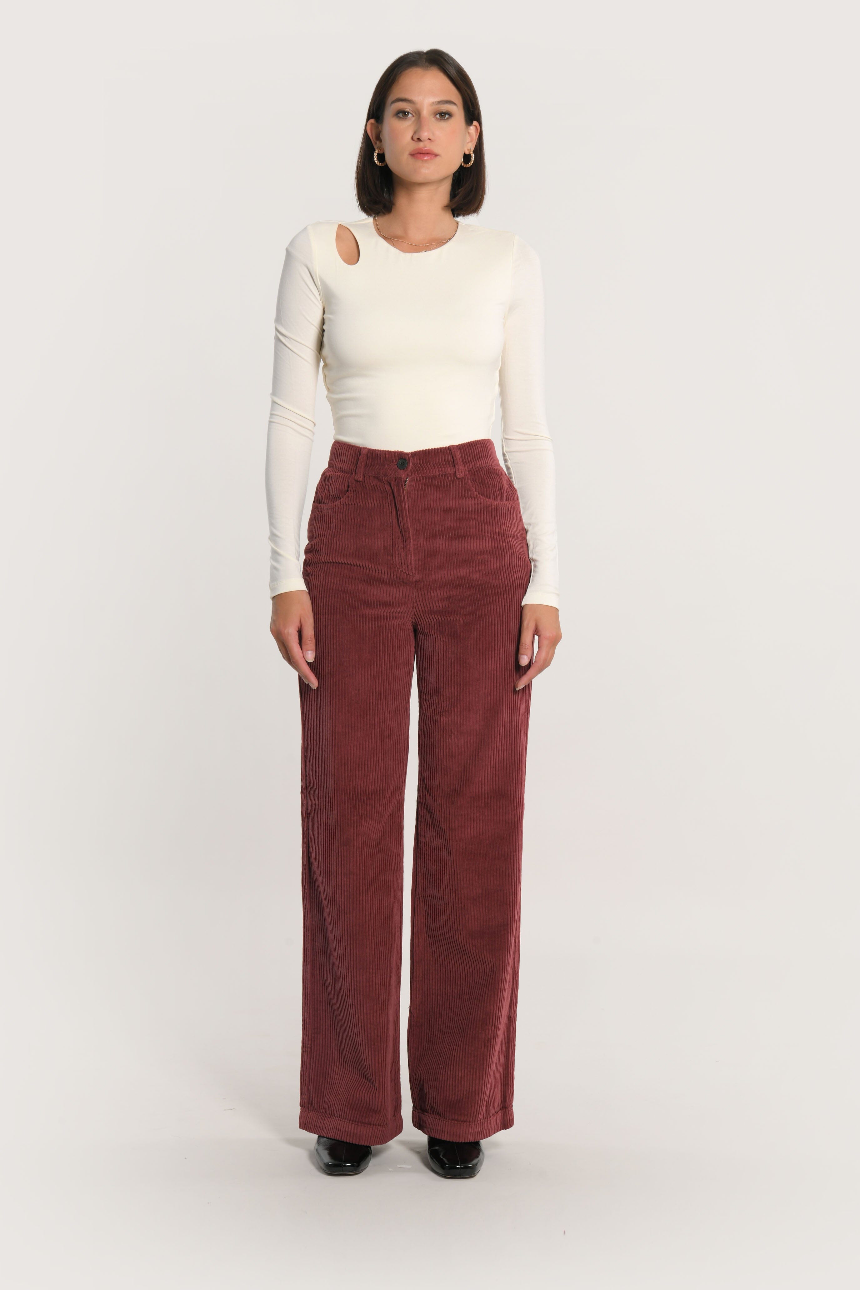 TOP CATHY ECRU TEE SHIRT NEW KOOKAI Mode Kookai