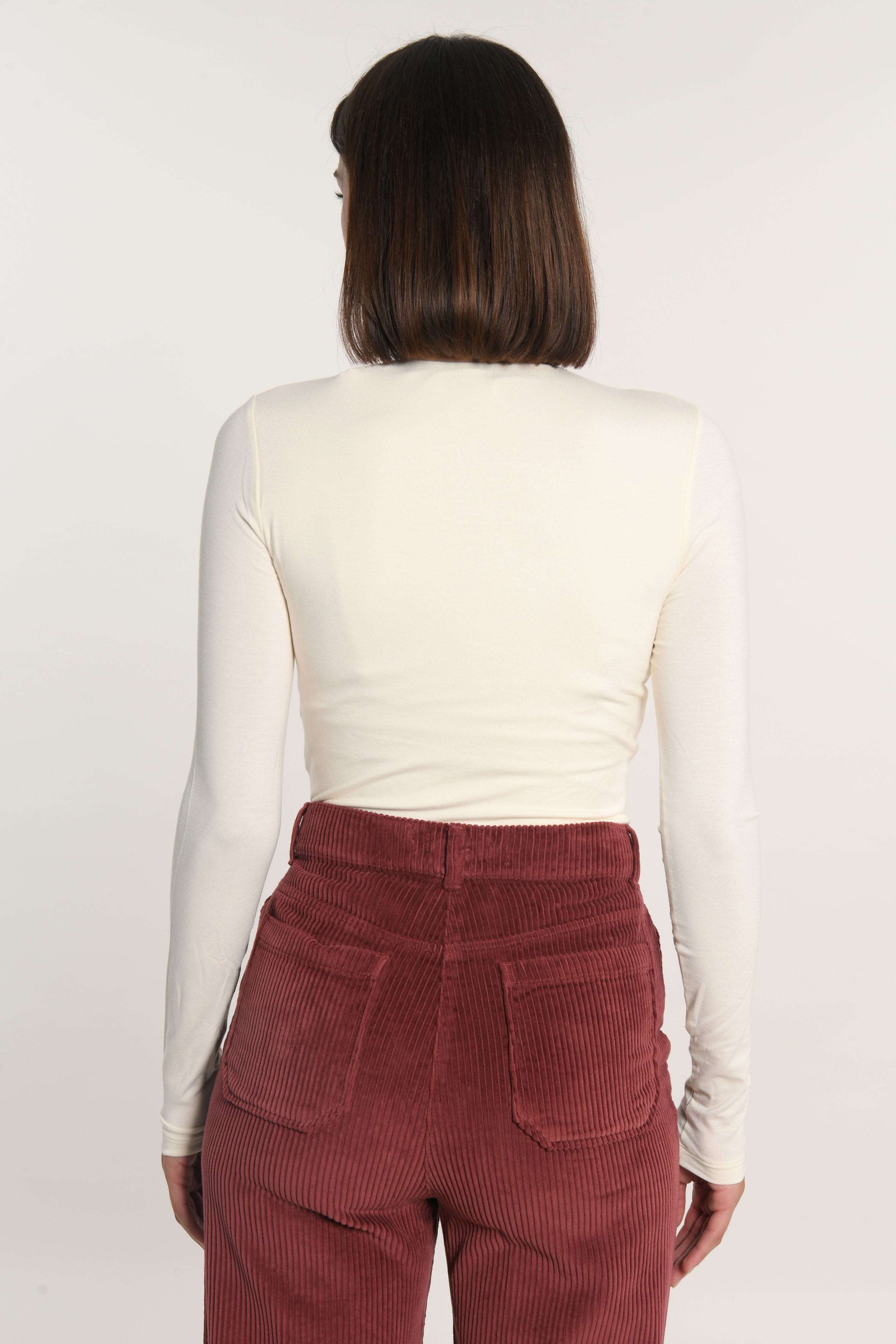 TOP CATHY ECRU TEE SHIRT NEW KOOKAI Mode Kookai