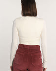 TOP CATHY ECRU TEE SHIRT NEW KOOKAI Mode Kookai