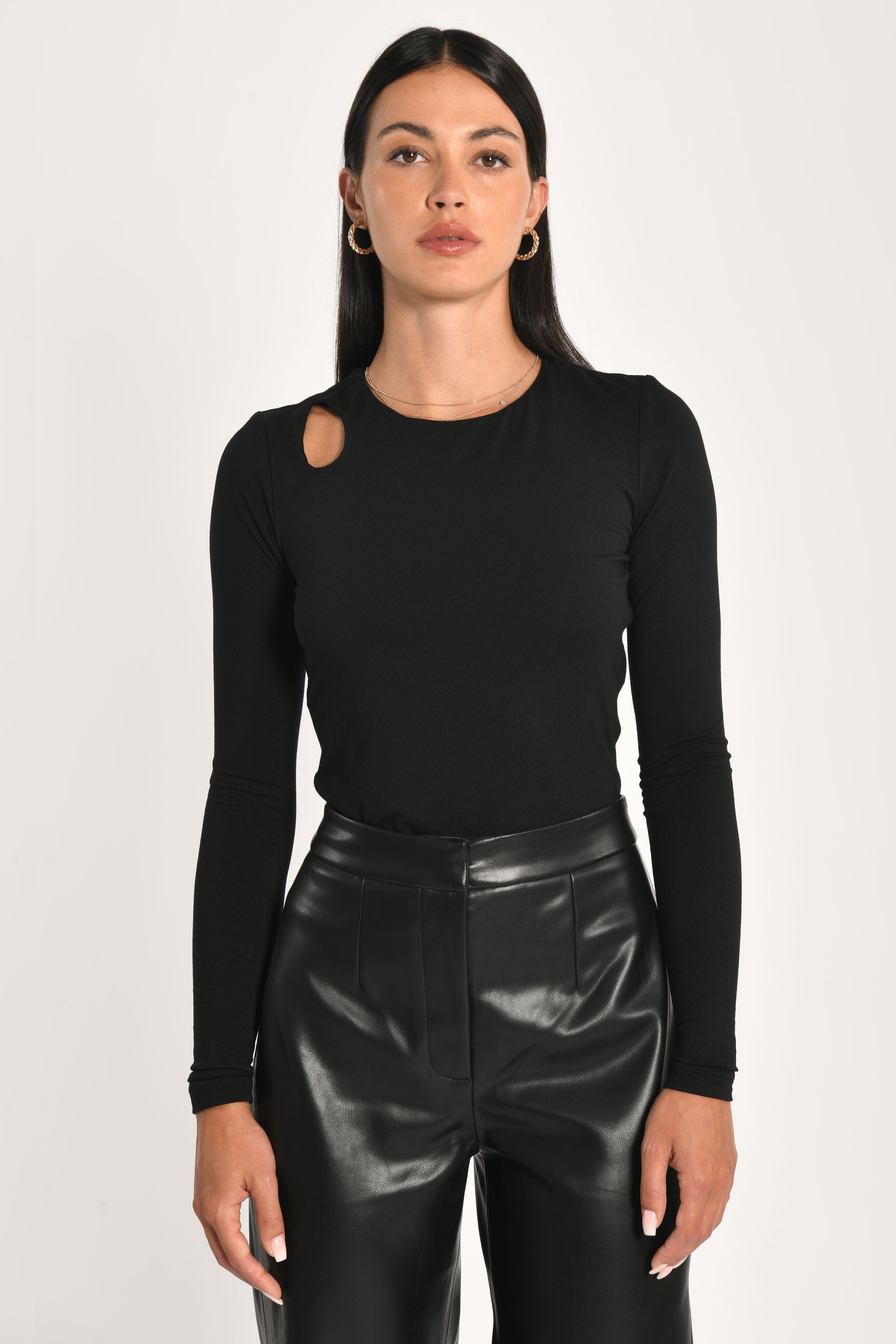 TOP CATHY NOIR TEE SHIRT NEW KOOKAI Mode Kookai