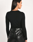 TOP CATHY NOIR TEE SHIRT NEW KOOKAI Mode Kookai