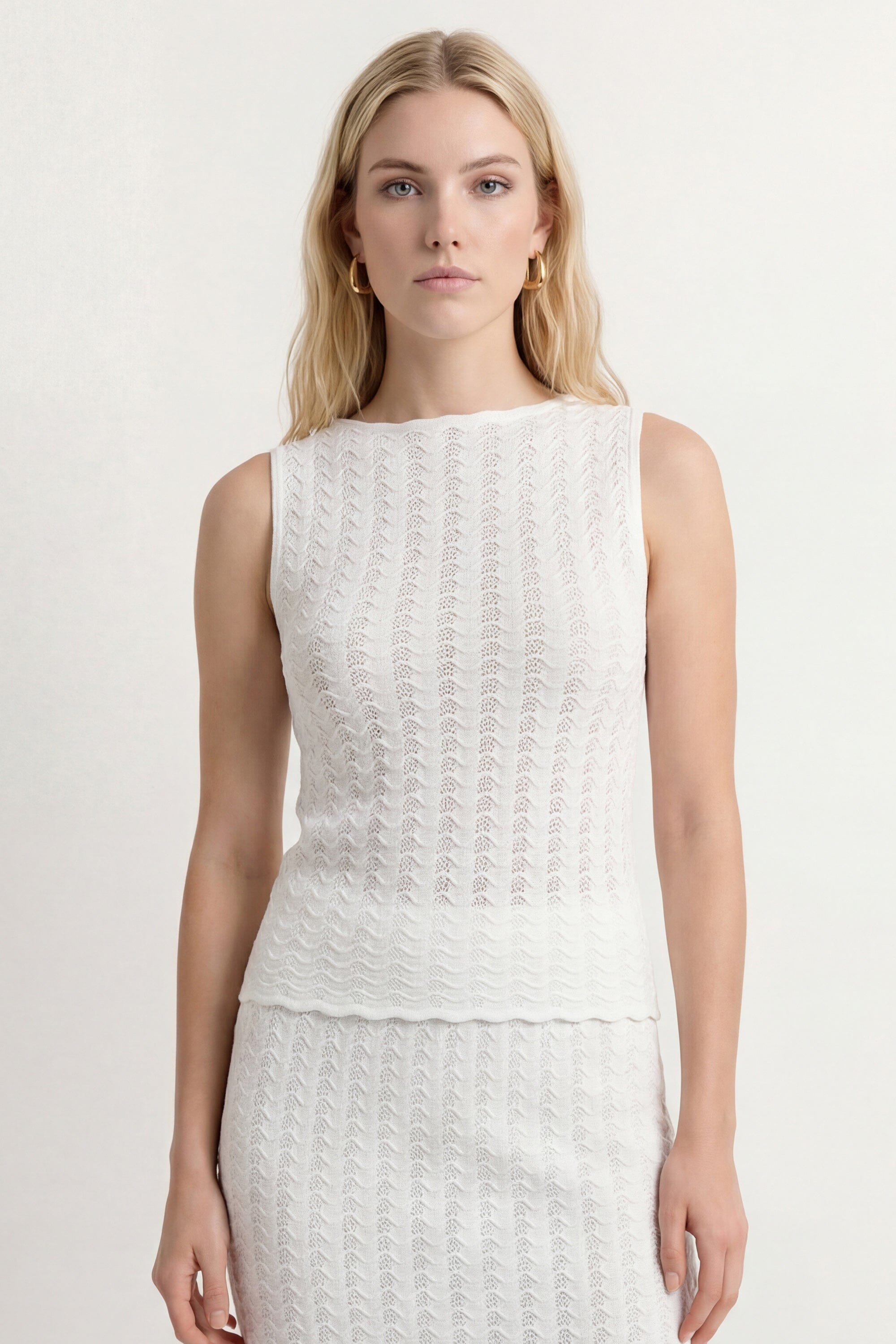 TOP - CHLOTILDA - ECRU PULL NEW KOOKAI Mode Kookai