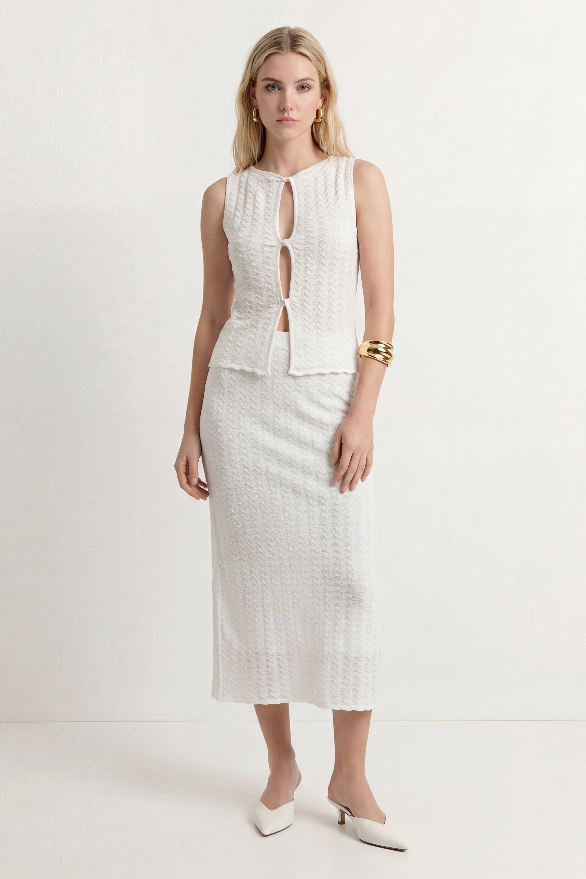 TOP - CHLOTILDA - ECRU PULL NEW KOOKAI Mode Kookai