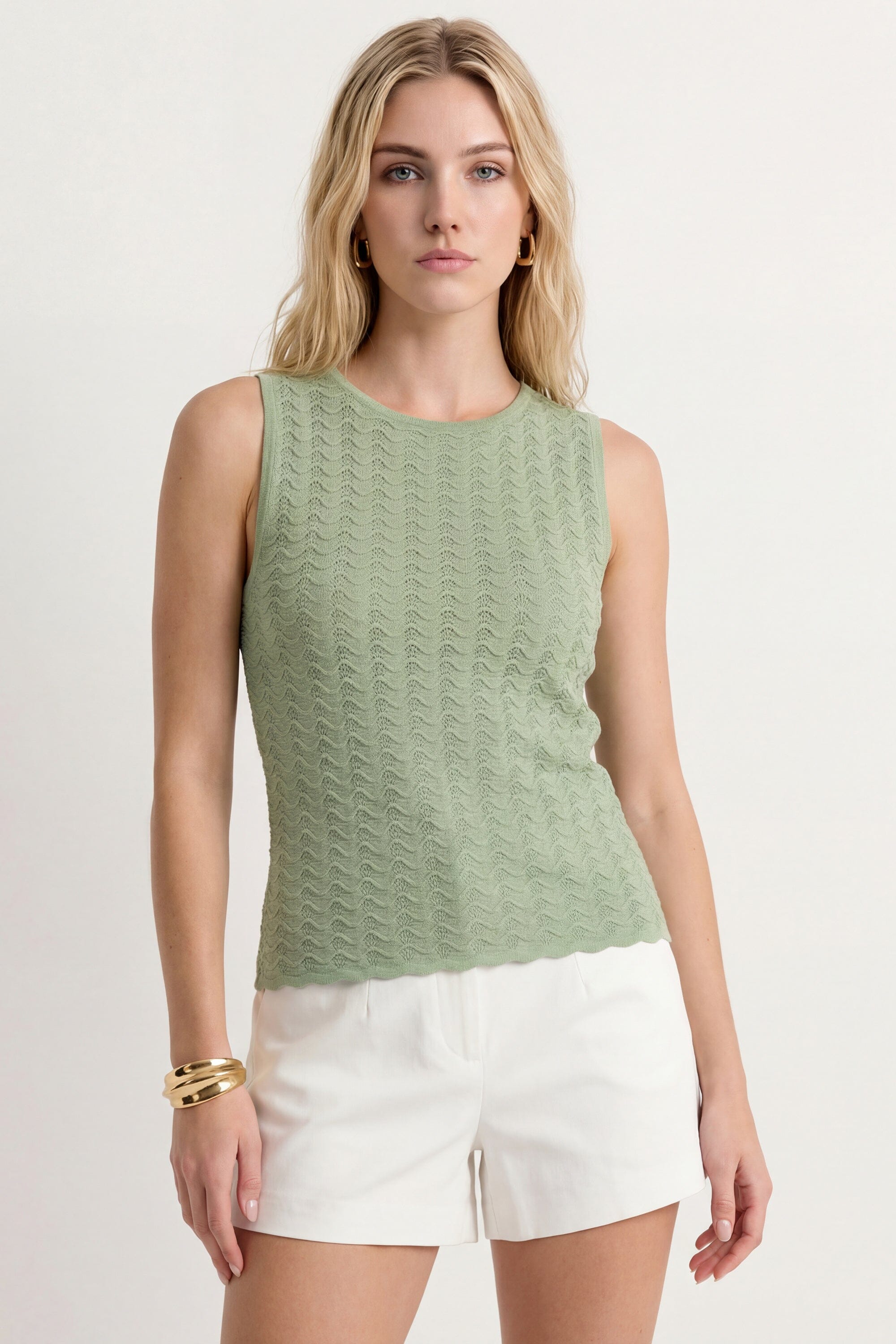 TOP - CHLOTILDA - VERT PALE PULL NEW KOOKAI Mode Kookai