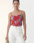 TOP - CLARA - ROUGE TOP NEW KOOKAI Mode Kookai