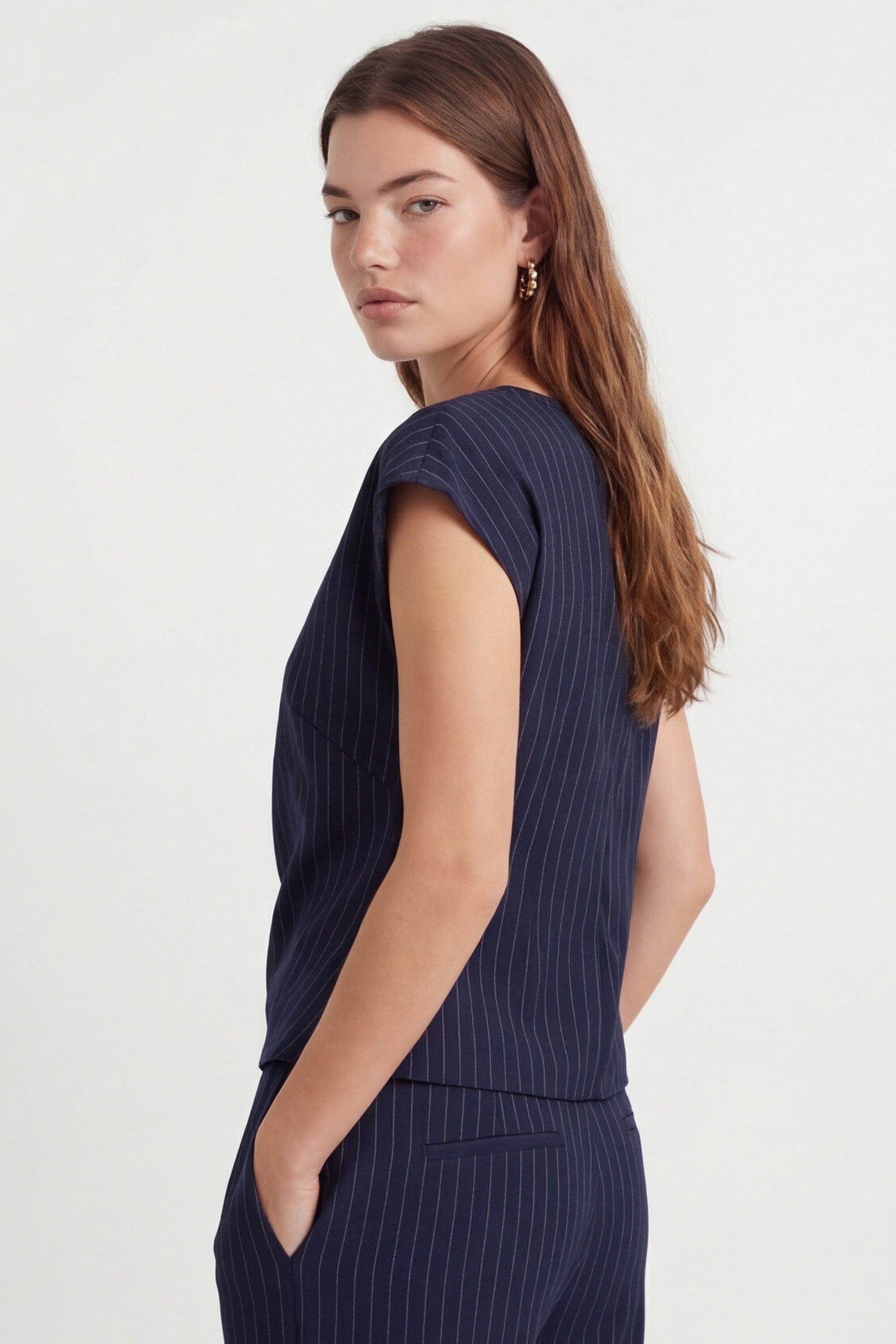 TOP - CORSO - NAVY TENNIS TOP NEW KOOKAI Mode Kookai