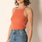 TOP COURT - TERRACOTA - ABBY TOP KOOKAI Mode Kookai