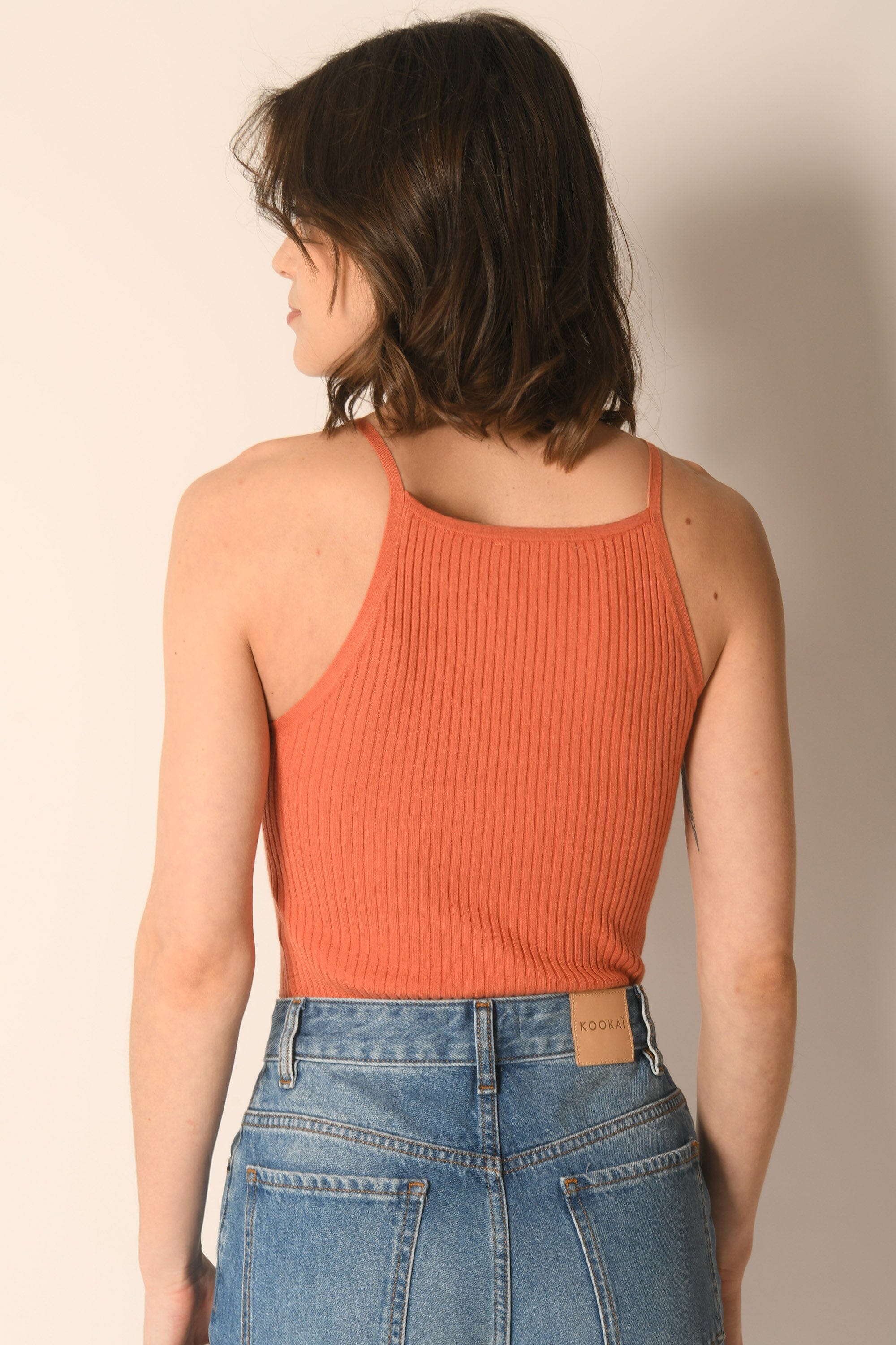 TOP COURT - TERRACOTA - ABBY TOP KOOKAI Mode Kookai
