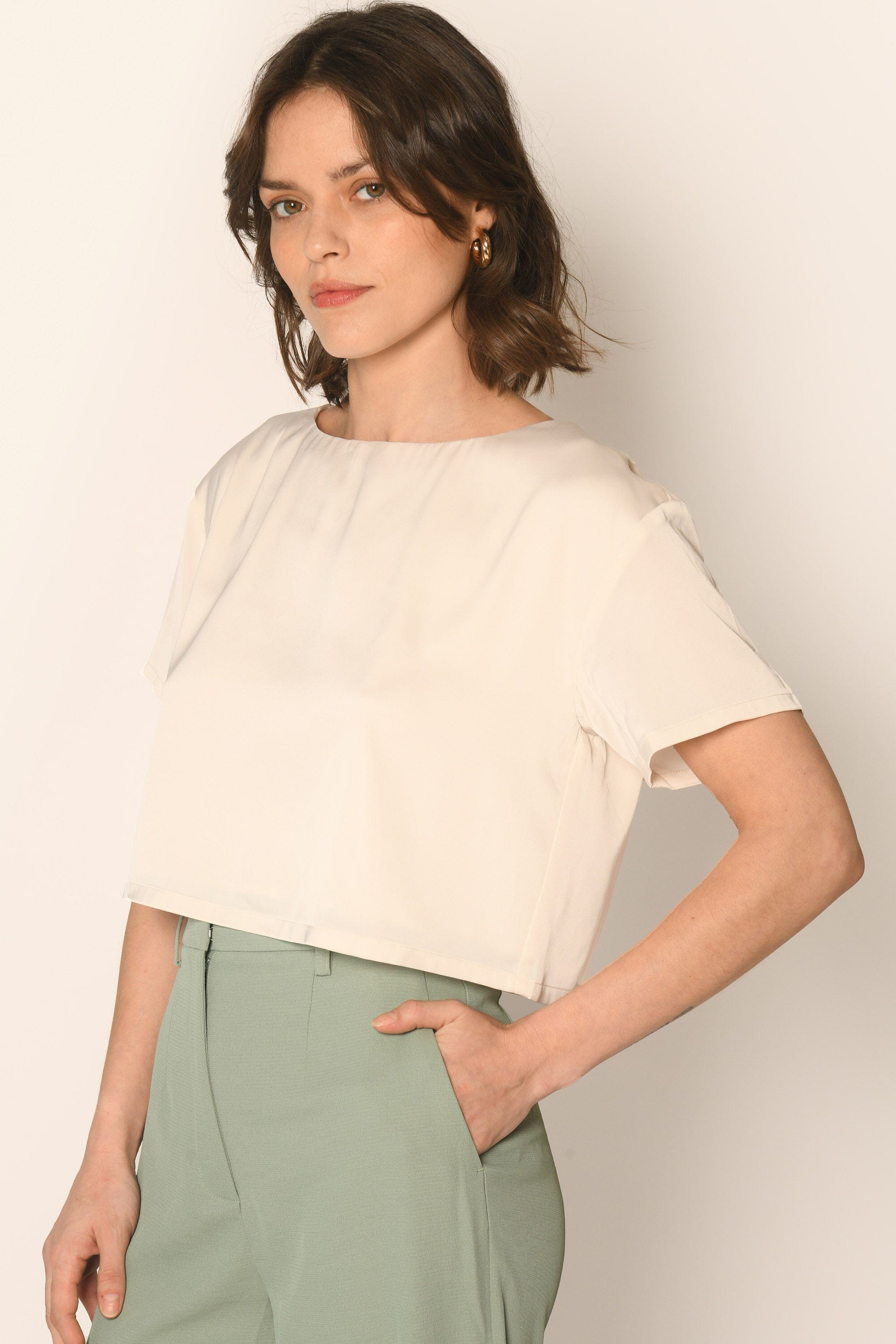 TOP - CREME - ALEX TOP KOOKAI Mode Kookai