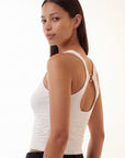 TOP CROISE - CYNTIA - BLANC PULL NEW KOOKAI Mode Kookai