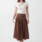 TOP - CRYSTA - ECRU TEE SHIRT NEW KOOKAI Mode Kookai