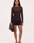 TOP - DANAE - COGNAC TOP NEW KOOKAI Mode Kookai