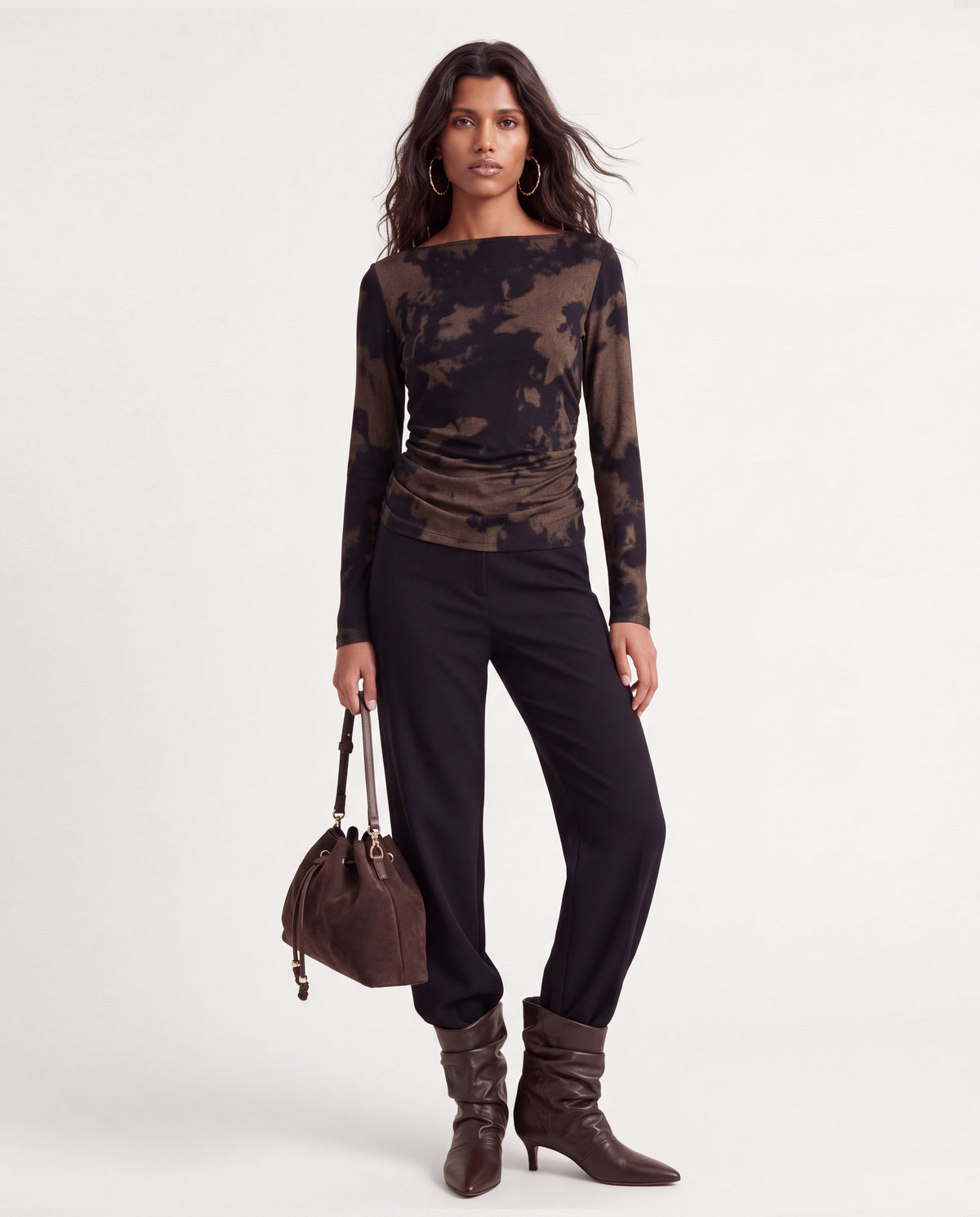 TOP - DAVY - CHOCOLAT TEE SHIRT NEW KOOKAI Mode Kookai